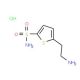 5-(2-aminoethyl)thiophene-2-sulfonamide hydrochloride - chemical structure image