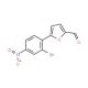 5-(2-Bromo-4-nitro-phenyl)-furan-2-carbaldehyde (CAS 327049-95-6) - chemical structure image