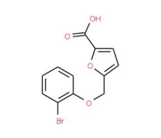 5-(2-Bromo-phenoxymethyl)-furan-2-carboxylic acid - chemical structure image