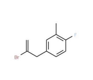 5-(2-Bromoallyl)-2-fluorotoluene (CAS 842140-42-5) - chemical structure image