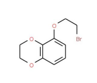 5-(2-Bromoethoxy)-2,3-dihydro-1,4-benzodioxine (CAS 1710-62-9) - chemical structure image