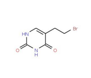 5-(2-Bromoethyl)pyrimidine-2,4(1H,3H)-dione (CAS 53438-96-3) - chemical structure image