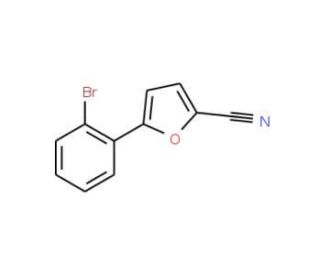5-(2-bromophenyl)-2-furonitrile - chemical structure image