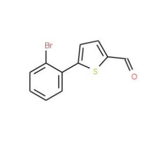 5-(2-bromophenyl)thiophene-2-carbaldehyde - chemical structure image
