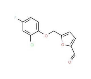 5-(2-Chloro-4-fluoro-phenoxymethyl)-furan-2-carbaldehyde - chemical structure image