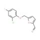 5-(2-Chloro-4-fluoro-phenoxymethyl)-furan-2-carbaldehyde - chemical structure image