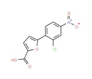 5-(2-Chloro-4-nitro-phenyl)-furan-2-carboxylic acid - chemical structure image