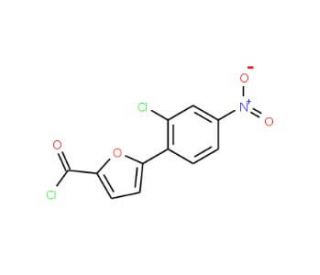 5-(2-Chloro-4-nitrophenyl)-2-furoyl chloride (CAS 380594-11-6) - chemical structure image