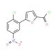 5-(2-Chloro-5-nitrophenyl)-2-furoyl chloride (CAS 380871-34-1) - chemical structure image