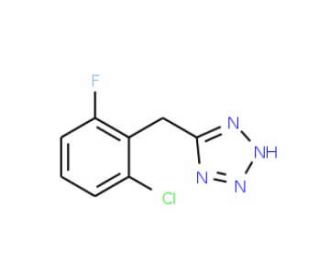 5-(2-Chloro-6-fluorobenzyl)-2H-tetrazole (CAS 874607-03-1) - chemical structure image