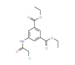 5-(2-Chloro-acetylamino)-isophthalic acid diethyl ester - chemical structure image