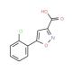 5-(2-Chloro-phenyl)-isoxazole-3-carboxylic acid (CAS 334017-34-4) - chemical structure image