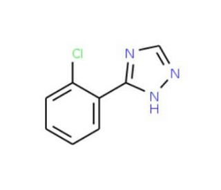 5-(2-chlorophenyl)-1H-1,2,4-triazole (CAS 56015-92-0) - chemical structure image