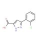 5-(2-chlorophenyl)-1H-pyrazole-3-carboxylic acid - chemical structure image