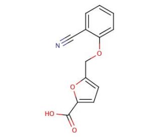 5-(2-cyanophenoxymethyl)furan-2-carboxylic acid - chemical structure image