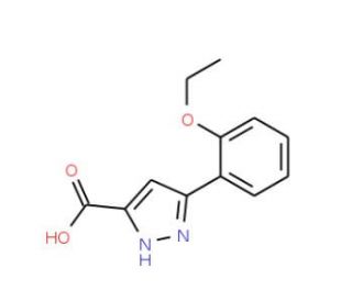 5-(2-Ethoxy-phenyl)-2H-pyrazole-3-carboxylic acid (CAS 890621-20-2) - chemical structure image