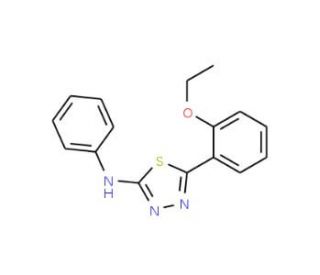 5-(2-Ethoxyphenyl)-N-phenyl-1,3,4-thiadiazol-2-amine - chemical structure image