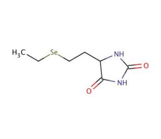 5-[2-(Ethylseleno)ethyl]hydantoin - chemical structure image