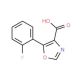5-(2-Fluorophenyl)-1,3-oxazole-4-carboxylic acid (CAS 347187-18-2) - chemical structure image