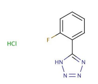 5-(2-Fluorophenyl)-1H-tetrazole hydrochloride (CAS 50907-19-2 (free base)) - chemical structure image