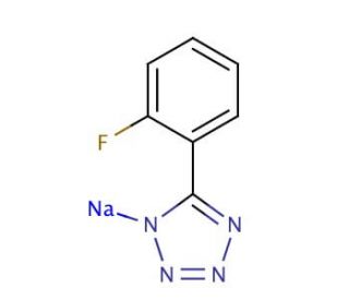 5-(2-Fluorophenyl)-1H-tetrazole Sodium Salt - chemical structure image
