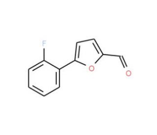 5-(2-fluorophenyl)-2-furaldehyde (CAS 380566-25-6) - chemical structure image