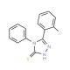 5-(2-fluorophenyl)-4-phenyl-4H-1,2,4-triazole-3-thiol - chemical structure image