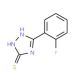 5-(2-fluorophenyl)-4H-1,2,4-triazole-3-thiol - chemical structure image