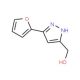 [5-(2-Furyl)-1H-pyrazol-4-yl]methanol (CAS 84978-67-6) - chemical structure image