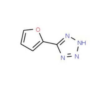 5-(2-furyl)-1H-tetrazole (CAS 23650-33-1) - chemical structure image