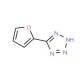 5-(2-furyl)-1H-tetrazole (CAS 23650-33-1) - chemical structure image