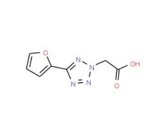 [5-(2-furyl)-2H-tetrazol-2-yl]acetic acid - chemical structure image