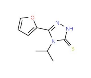 5-(2-Furyl)-4-isopropyl-4H-1,2,4-triazole-3-thiol - chemical structure image