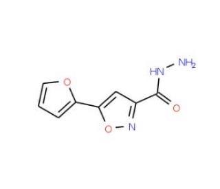 5-(2-Furyl)isoxazole-3-carbohydrazide (CAS 90110-76-2) - chemical structure image