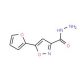 5-(2-Furyl)isoxazole-3-carbohydrazide (CAS 90110-76-2) - chemical structure image