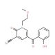 5-(2-hydroxybenzoyl)-1-(2-methoxyethyl)-2-oxo-1,2-dihydropyridine-3-carbonitrile - chemical structure image
