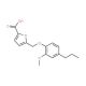 5-(2-Methoxy-4-propylphenoxymethyl)furan-2-carboxylic acid - chemical structure image