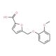 5-(2-Methoxy-phenoxymethyl)-furan-2-carboxylic acid (CAS 339292-54-5) - chemical structure image