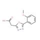 [5-(2-Methoxy-phenyl)-[1,3,4]oxadiazol-2-yl]-acetic acid - chemical structure image