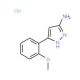 5-(2-Methoxy-phenyl)-2H-pyrazol-3-ylamine hydrochloride - chemical structure image