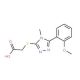 [5-(2-Methoxy-phenyl)-4-methyl-4H-[1,2,4]triazol-3-ylsulfanyl]-acetic acid - chemical structure image