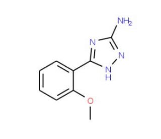 5-(2-Methoxy-phenyl)-4H-[1,2,4]triazol-3-yl-amine (CAS 303192-36-1) - chemical structure image