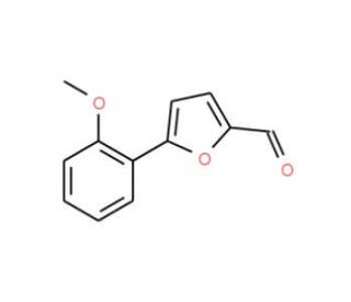5-(2-Methoxy-phenyl)-furan-2-carbaldehyde (CAS 94078-20-3) - chemical structure image