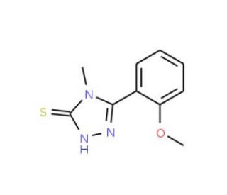 5-(2-Methoxyphenyl)-4-methyl-4H-1,2,4-triazole-3-thiol - chemical structure image