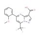 5-(2-Methoxyphenyl)-7-(trifluoromethyl)pyrazolo-[1,5-a]pyrimidine-3-carboxylic acid - chemical structure image