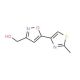 [5-(2-methyl-1,3-thiazol-4-yl)-3-isoxazolyl]methanol (CAS 388088-79-7) - chemical structure image