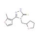 5-(2-Methyl-3-furyl)-4-(tetrahydrofuran-2-ylmethyl)-4H-1,2,4-triazole-3-thiol - chemical structure image