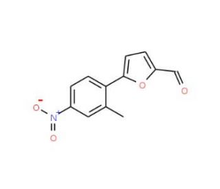 5-(2-Methyl-4-nitro-phenyl)-furan-2-carbaldehyde (CAS 329222-70-0) - chemical structure image