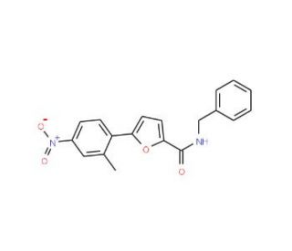 5-(2-Methyl-4-nitro-phenyl)-furan-2-carboxylic acid benzylamide - chemical structure image