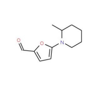 5-(2-Methyl-piperidin-1-yl)-furan-2-carbaldehyde - chemical structure image